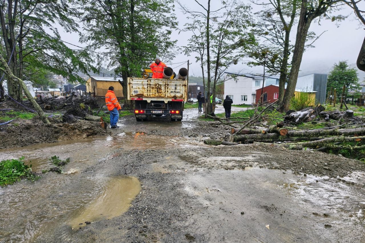Borgna, explicó que “la caída excepcional de agua en tan poco tiempo superó la capacidad de los pluviales".