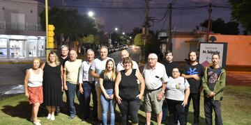 Reemplazaron 81 luminarias de calle Falucho, atravesando 4 barrios