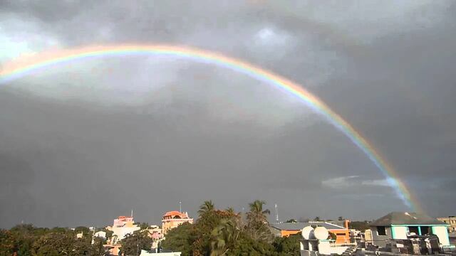 El arcoíris se vio luego del fuerte temporal que hizo estragos en varios hogares. (Imagen ilustrativa) .
