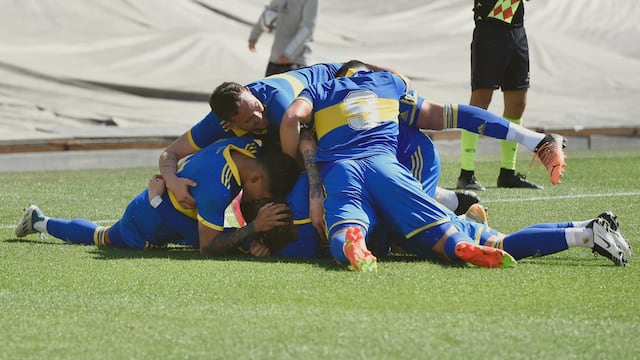 Boca festejó en la reserva. Foto: @BocaJrsOficial