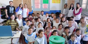 Charla de la Secretaría de Gestión Ambiental de Tres Arroyos en la Escuela Primaria Nº12