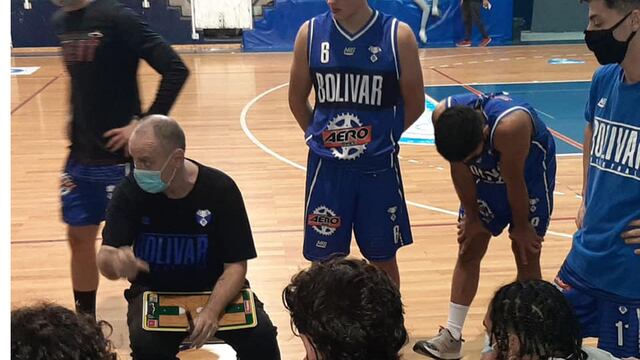 Bolivar. El equipo dirigido por Matín "Polo" López.