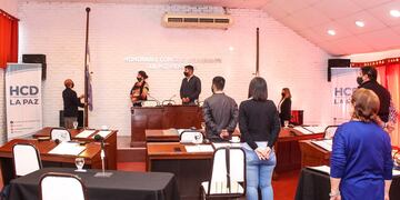 En el Concejo Deliberante de la Municipalidad de la Paz se renovarán cinco bancas este 14 de noviembre. Gentileza MLP