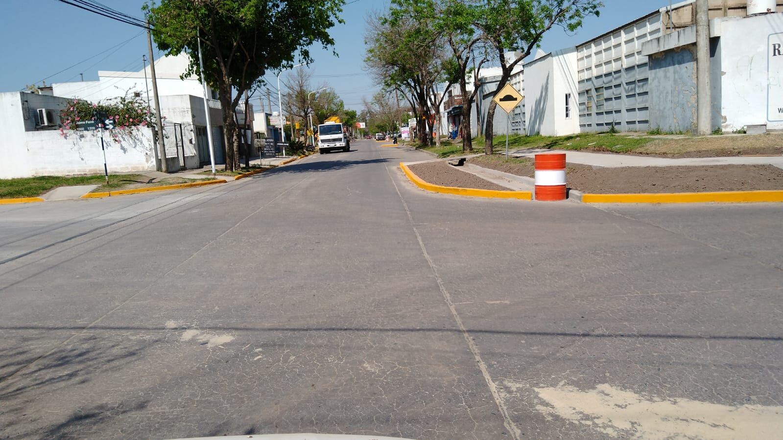 Las polémicas obras en Avenida Italia