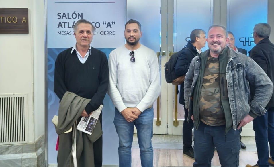 Nicolás Felipe y Gabriel Francia presente en el Congreso Nacional del Agua