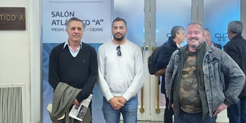 Nicolás Felipe y Gabriel Francia presente en el Congreso Nacional del Agua