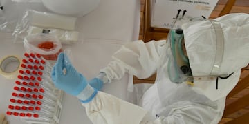 Mendoza 21 de octubre de 2020 Sociedad
Nuevos testeos para saber si es portador del virus
covid19 o coronavirus. En el Le Parc realizan testeos sin bajar sel auto.
Salud enfermera, test hospital pandemia
Covid pandemia Coronavirus sanitario
Foto Orlando Pelichotti
