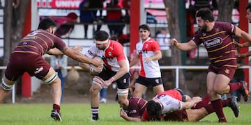 Palermo Bajo le ganó en su visita a Universitario y sigue de cerca al puntero Tala RC. El próximo sábado se enfrentan (Prensa Unión Cordobesa de Rugby).