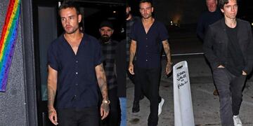 Liam Payne y Roger Nores en un restaurante LGBT+
