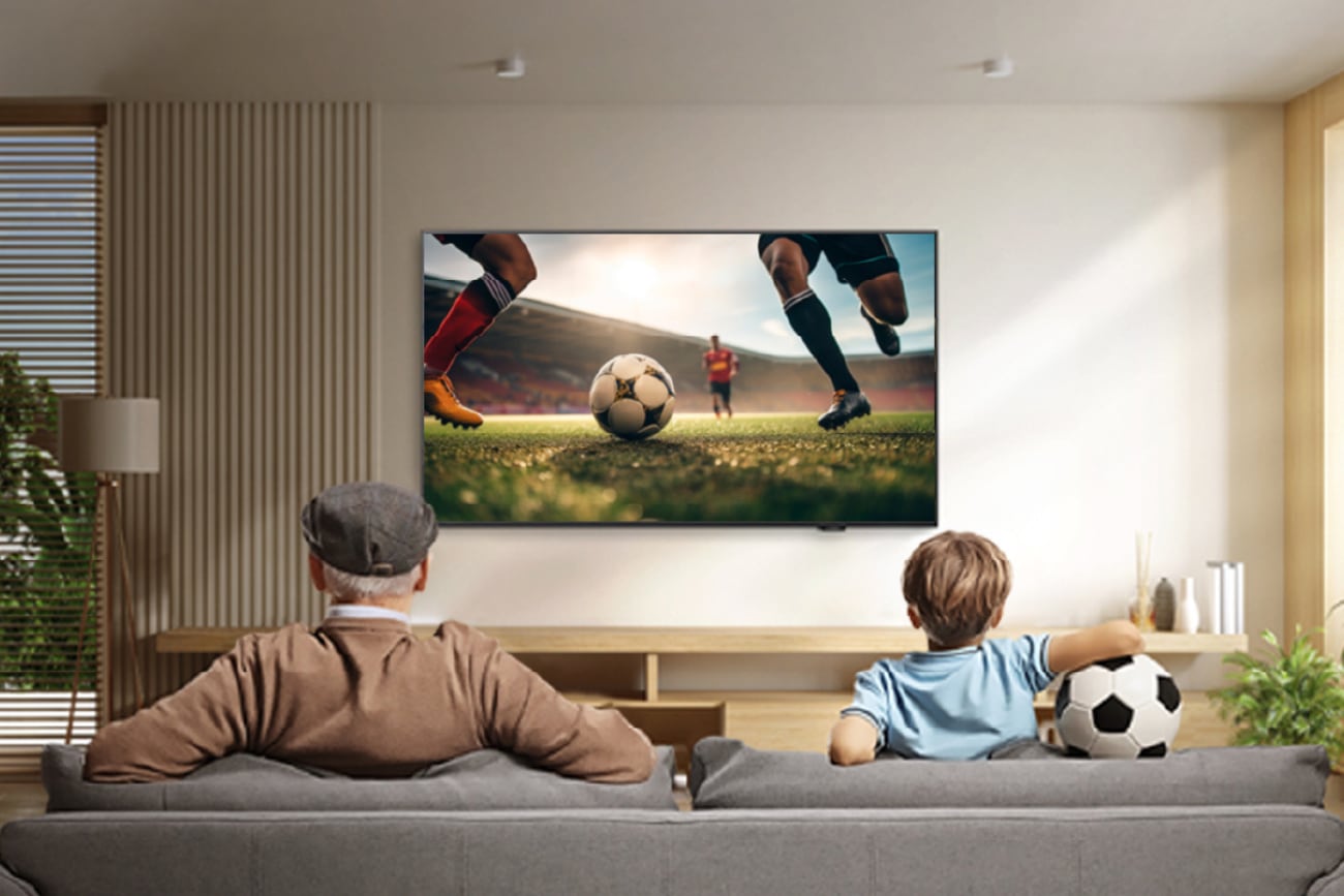 Televisor Samsung con tecnología Quantum Dot.