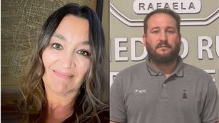 La Lic. Gabriela Guibert y el Mgtr. Ing. Luis Mondino.