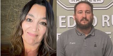 La Lic. Gabriela Guibert y el Mgtr. Ing. Luis Mondino.