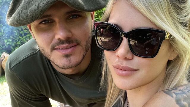 Wanda Nara y Mauro Icardi, previo a su separación. (Instagram)
