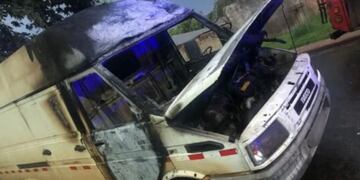 Detienen a u n individuo acusado de quemar una traffic en Posadas.