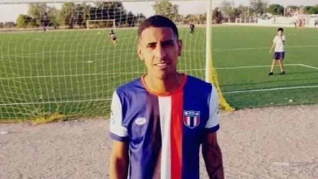 Daniel "El Negro" Garro, jugador de EFI Juniors de San Luis que se encuentra internado tras una agresión en un partido.