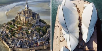 Las impresionantes imágenes de lugares emblemáticos que se volvieron viral.
