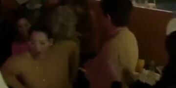 El "trencito" de la fiesta clandestina de 356, aparece en un video de Casa Rosada