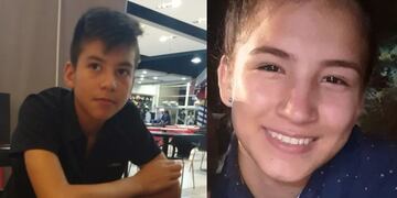 PEDRO ANTONIO MANCINI, de 13 años de edad y ANAHI SOLEDAD OGGERO de 15 años de edad
