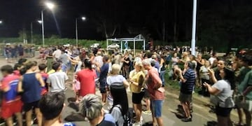 Vecinos de Villa Adela.