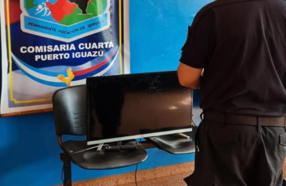 Recuperan un televisor robado en Puerto Iguazú