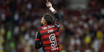 Dos goles de Gabriel Barbosa para el triunfo de un Flamengo que ganó todo. Este miércoles, enfrentará a Talleres (Prensa Flamengo).