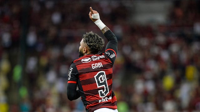 Dos goles de Gabriel Barbosa para el triunfo de un Flamengo que ganó todo. Este miércoles, enfrentará a Talleres (Prensa Flamengo).