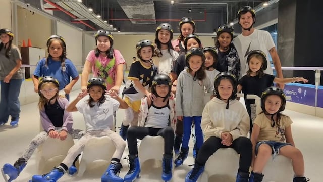 Patinaje sobre hielo en Abasto Shopping