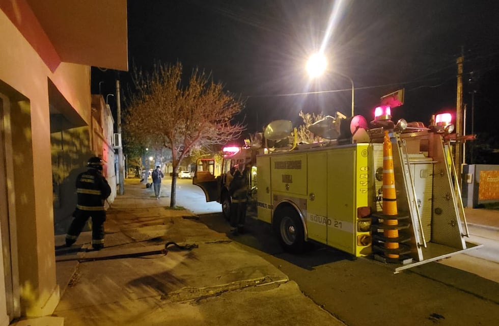 Susto en un departamento: actuaron los bomberos