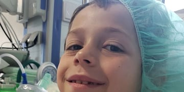 Santino Vergara terminó su tratamiento luego de dos años.