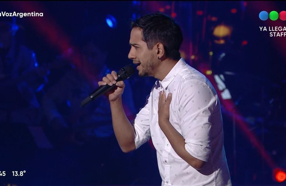 El lujanino Pablo García compitió en las batallas, pero no quedó en La Voz Argentina