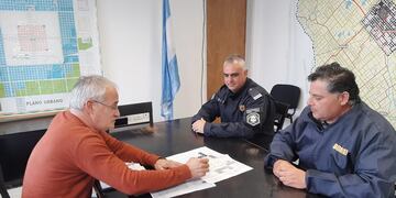 La Secretaria de Seguridad Municipal articula acciones con bomberos de De La Garma