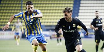 El Aris Salónica de Mancini ganó y sigue arriba en la Superliga griega