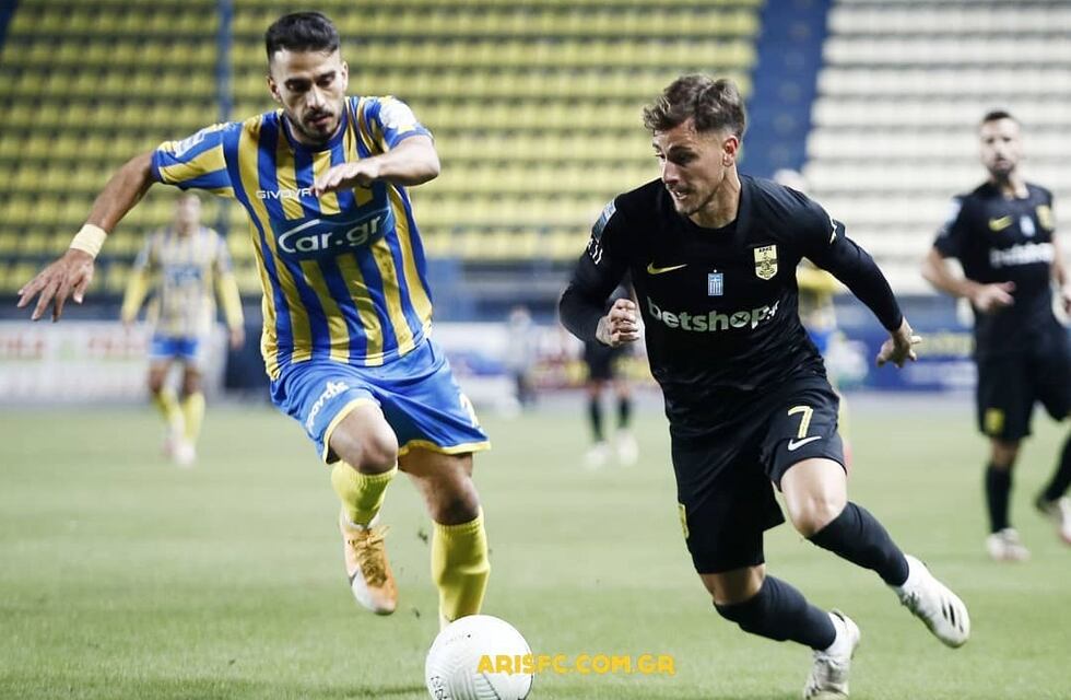 El Aris Salónica de Mancini empato 2 a 2 por la Super Liga Griega