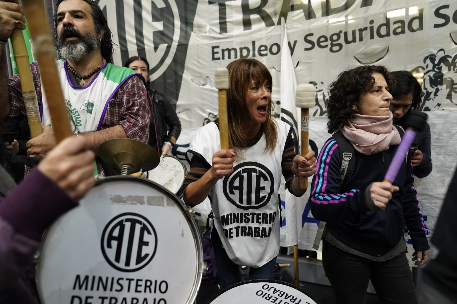 Movilización de ATE. Imagen ilustrativa.