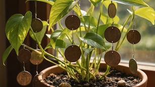 Colocar monedas en las macetas es una tendencia en jardines y balcones, combinando protección y simbolismo.