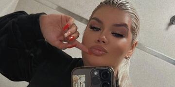 Morena Rial desafió los límites al posar con un conjunto deportivo y reveló sus tatuajes más íntimos