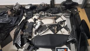 El material secuestrado