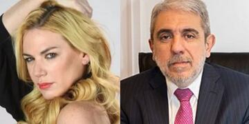 Esmeralda Mitre y Aníbal Fernández.