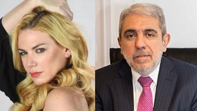 Esmeralda Mitre y Aníbal Fernández.