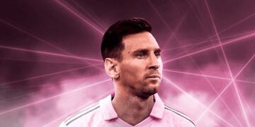 Fotomontaje de la remera de Messi en el Inter de Miami. Foto: La Voz.