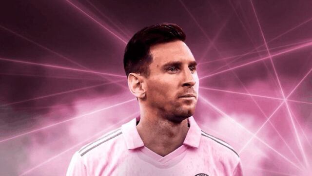 Fotomontaje de la remera de Messi en el Inter de Miami. Foto: La Voz.