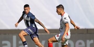 El volante albiazul se mostró en ofensiva en varios pasajes del partido ante Patronato