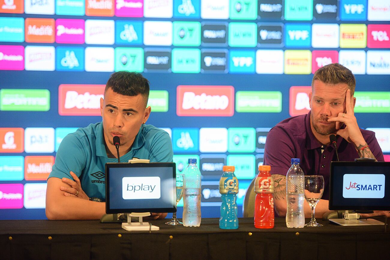 La conferencia de prensa del clásico Talleres-Belgrano. Foto: José Hernández / La Voz.
