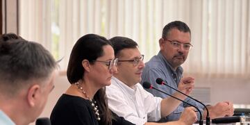 María Emilia Vidal, Lisandro Mársico y  Germán Bottero