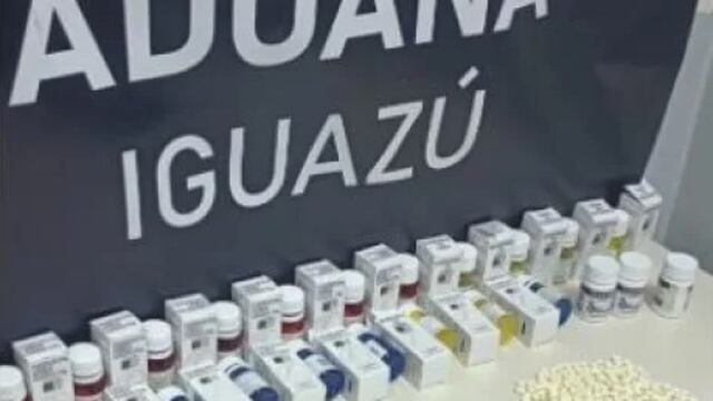 Puerto Iguazú: frustran un intento de contrabando de anabólicos en la triple frontera.
