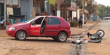 Accidente de tránsito en Eldorado dejó como saldo un herido.