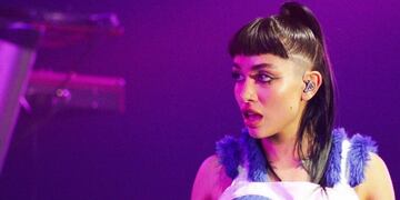 María Becerra en su show en el Personal Club Media Fest de Paraguay.