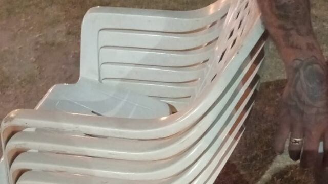 Se llevaba las sillas y eran robadas