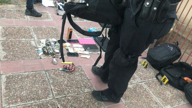 Imagen de los elementos que recuperó la Policía. Gentileza prensa Ministerio de Seguridad.