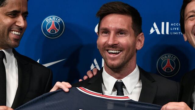 Lionel Messi fue presentado como flamante incorporación del Paris Saint-Germain.